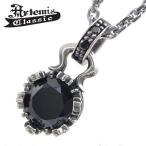 Yahoo! Yahoo!ショッピング(ヤフー ショッピング)アルテミスクラシック Artemis Classic ストーンクラウンチャームBK ペンダント/ネックレス シルバー925製/チェーン付き ACP0218BK