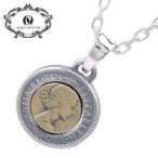 Yahoo! Yahoo!ショッピング(ヤフー ショッピング)アクアシルバー AQUA SILVER 6ペンスコイン ペンダント シルバー925製 いぶし ASP-186BRF