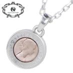 Yahoo! Yahoo!ショッピング(ヤフー ショッピング)アクアシルバー AQUA SILVER 6ペンスコイン ペンダント シルバー925製 ローズゴールド ASP-186P