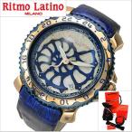 リトモラティーノ  Ritmo Latino  腕時計 ビアッジョ/機械式・自動巻き ネイビー文字盤 x ピンゴールド/裏スケルトン VA-61PG