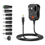 ショッピングv6 Outtag 3V 4.5V 5V 6V 7.5V 9V 12V マルチ電源ACアダプター 1A 0.2a 0.3a 0.5a 0.8a d