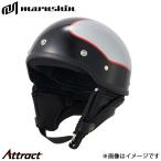 マルシン工業 MCH5 MZ-HALF ハーフヘルメット ヴィンテージ(BK/SIL/RED) フリー(57〜60cm未満) MZH004 MARUSHIN ヘルメット