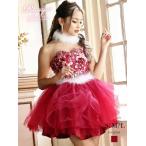 サンタ 衣装 コスプレ コスチューム コンパニオン 衣装 パーティー 仮装 Ryuyu クリスマス サンタドレス ミニ丈 ワインレッド