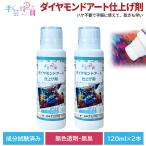 手芸時間 ダイヤモンドアート シーラー 仕上げ剤 仕上げのり【国内成分検査済&大容量】スポンジヘッド付き 塗装グルー 速乾性 (240ml(120ml*2))