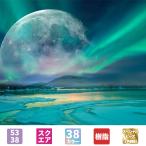 ショッピング手芸 手芸時間 ダイヤモンドアート キット ＜日本製下絵＞ AHD007 絵画 オーロラ 53×38cm スクエア 樹脂ビーズ スペシャルビーズ付 ライセン