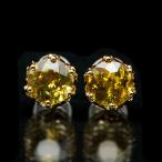 数量限定 6mm スフェーン ハート ピアス 1ペア 両耳分 PT900 K18 K10対応