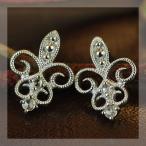 ローズカット ダイヤモンド ピアス クラシコ PT900 K18 K10対応 誕生石 4月