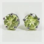 4ミリクリソベリルレースワークピアス PT900 K18 K10対応