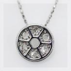 ローズカットダイヤモンドペンダントトップ ホイール 誕生石 4月 PT900 K18 K10対応