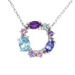 マルチストーン ペンダントトップ colors of light PT900 K18 K10対応