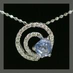 スピラーレ ファンシーサファイア ダイヤモンドペンダントトップ チェーン無し 誕生石 4月 9月 PT900 K18 K10対応