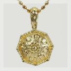 ネオクラシズム地金テクスチャーペンダントトップ チェーン無し　PT900 K18 K10対応