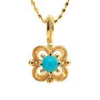 トルコ石アルハンブラペンダントトッ...