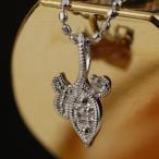 ローズカットダイヤモンドペンダントトップ PT900 K18 K10対応 誕生石 4月