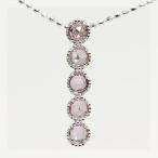 ローズカットピンクサファイアアンティークデザインペンダントトップ 誕生石 9月 春色ピンク PT900 K18 K10対応