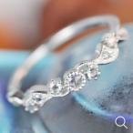 ノビリティー ローズカットダイヤモンド リング 誕生石 4月 PT900 K18 K10対応