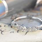 ローズカットダイヤモンドリング アンメターレ  PT900 K18 K10対応 誕生石 4月