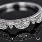 ローズカットダイヤモンド リング  PT900 K18 K10対応 誕生石 4月