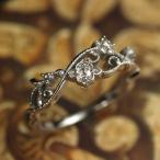 ローズカットダイヤ ブリリアントカットダイヤリング PT900 K18 K10対応  誕生石 4月