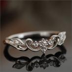 アルハンブラ シリーズ ローズカットダイヤモンド　リング アラベスク  PT900 K18 K10対応