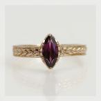 ロードライトガーネットリング PT900 K18 K10対応  誕生石 1月