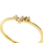 ダイヤモンドリング　Beat  誕生石 4月 PT900 K18 K10対応