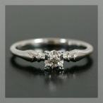 ブリリアントダイヤモンドリング クラッシー 誕生石 4月 PT900 K18 K10対応