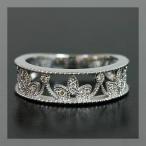 ダイヤモンドリング カローラ” 誕生石 4月 PT900 K18 K10対応