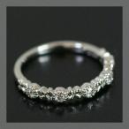 ローズカットダイヤモンド ピンキーリング ヴェロニカ ローズ 誕生石 4月 PT900 K18 K10対応