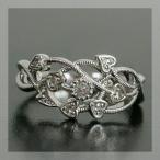 ソフィスティケ ローズカットダイヤモンド リング PT900 K18 K10対応 誕生石 4月