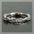 インプレッション ローズカットダイヤモンドリング PT900 K18 K10対応  誕生石 4月