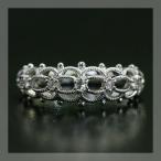 ローズカットダイヤモンドリング PT900 K18 K10対応  誕生石 4月