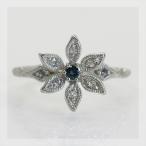 ショッピングクレマチス クーポン登場中 エメラルドマイン社アレキサンドライト ローズカットダイヤモンドリング クレマチス PT900 K18 K10対応  誕生石 4月 6月 cp3