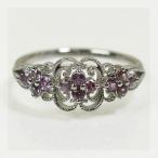 ガルヴァード ヴァイオレットサファイアリング PT900 K18 K10対応  誕生石 9月