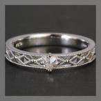 ローズカットダイヤモンドリング 誕生石 4月 PT900 K18 K10対応