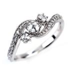 グラシュー ローズカットダイヤ ダイヤリング PT900 K18 K10対応 誕生石 4月