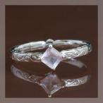 指輪 クール ローズクォーツ リング PT900 K18 K10対応 春色ピンク