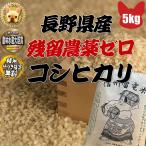 令和6年産 長野県 東御産 コシヒカリ 1等 玄米 5kg 残留農薬ゼロ 精米&分搗き指定無料