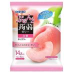 ぷるんと蒟蒻ゼリーパウチ 白桃 6個入