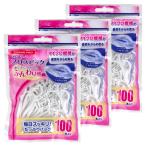 ショッピングフロス デンタルプロ フレッシュ フロスピック 100本入×3個セット メール便送料無料
