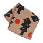 アツコマタノ 【Atsuko Matano】 三重ガーゼハンカチ (ベージュ) ＜記念樹＞ [綿100％] 婦人 ドット ガーゼハンカチ 34cm 1