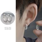 Yahoo! Yahoo!ショッピング(ヤフー ショッピング)2TYPE 人気メンズピアス フープピアス 両耳用  中折れ式  おしゃれ かっこいい シルバー925 金属アレルギー ピアス メンズ ギフト プレゼント 送料無料