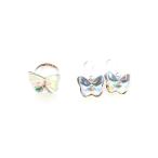 バカラ アクセサリー バタフライ クリスタル 925 リング＆ピアス 2点セット