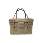  Foxey gato- шоколад косметичка бежевая кожа черный ko type вдавлено .2way IT6M18WTCJDW