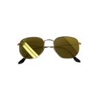  RayBan RB3548 очки Gold Hexagon шестиугольник Shape metal рама ITFCZP8VTZ92