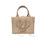 ヴィヴィアンタム ハンドバッグ ベージュ ヌメ革 レザー ドラゴン ITQ62PWG1QB4