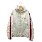 モンクレール NECKER GIUBBOTTO H10911A00005 68352 ダウンジャケット 3 アイボリー トリコロールライン フーデッド ITSOQVHUG2MG