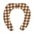 rek..Q поглощение ... сиденье нежный боа ( проверка * Brown ) стирка OK BB-496
