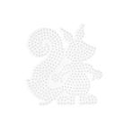 マルタハニング (malte haaning) ハマビーズ ボード リス 白 MH302