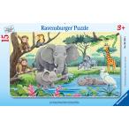 Ravensburger ラベンスバーガー パズル 15ピース アフリカの動物たち 06136 5